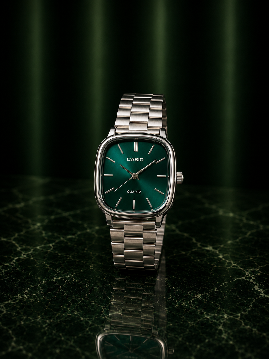 Casio Quartz Analog Emerald Green | REPLICA RACK