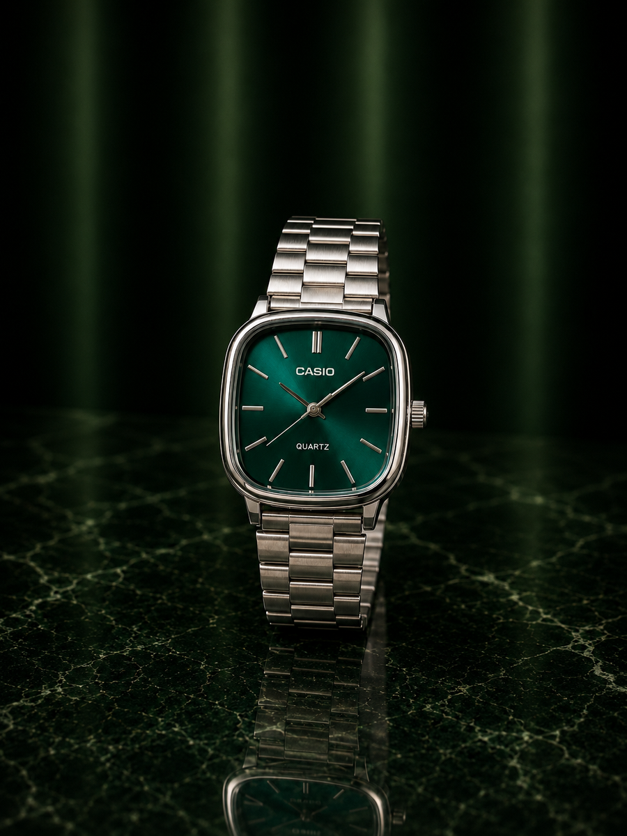 Casio Quartz Analog Emerald Green | REPLICA RACK