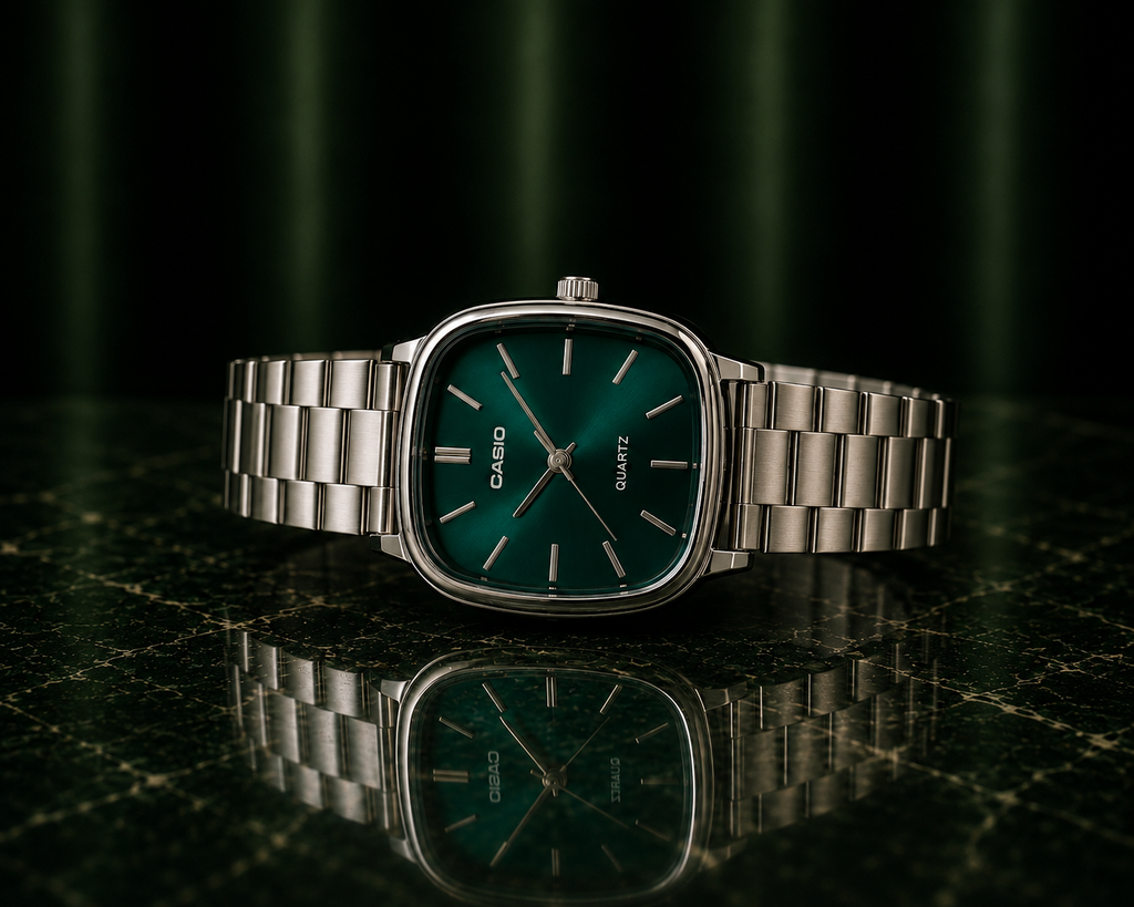 Casio Quartz Analog Emerald Green | REPLICA RACK