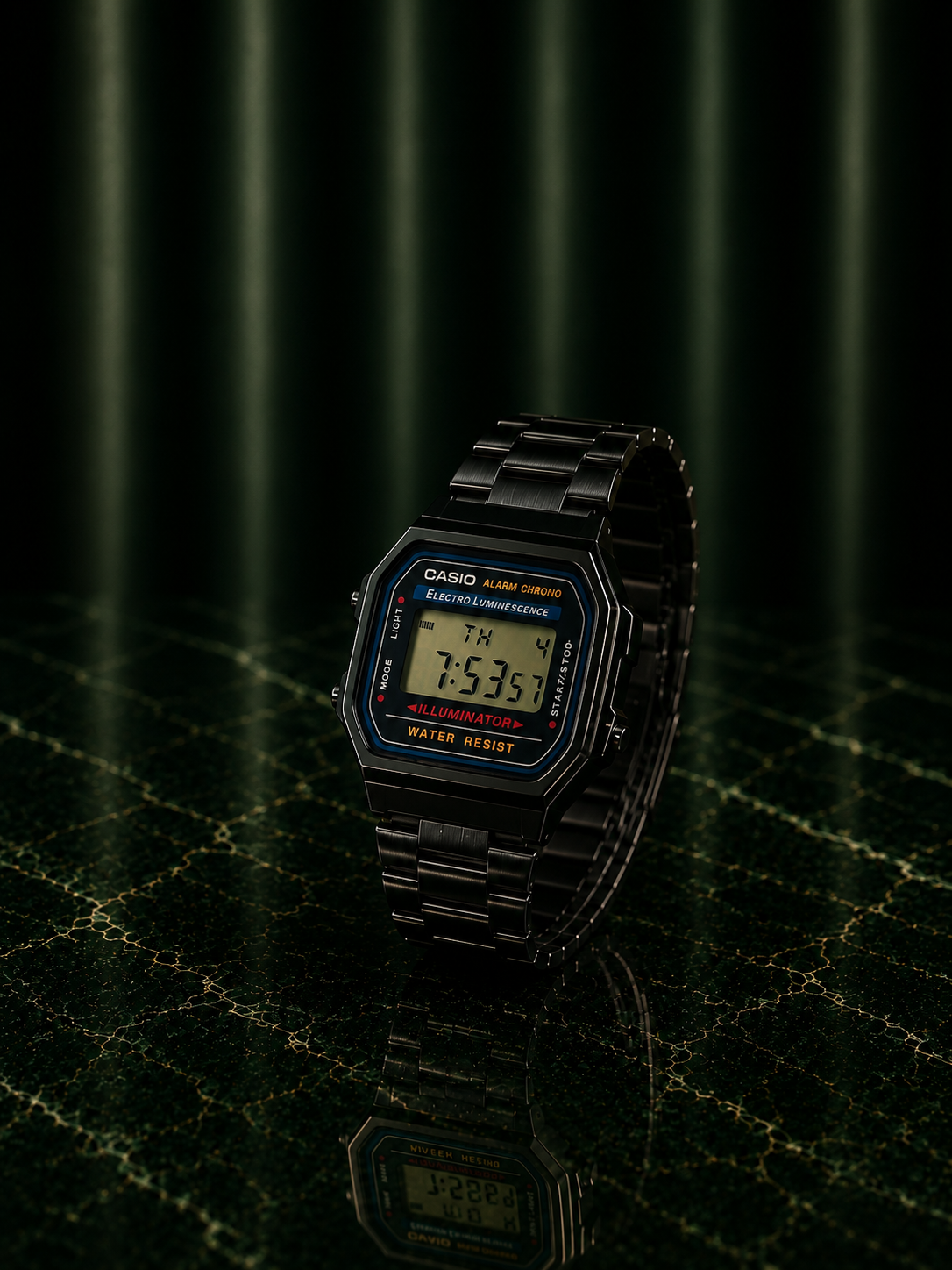 Casio Classic Vintage Matte Black | REPLICA RACK