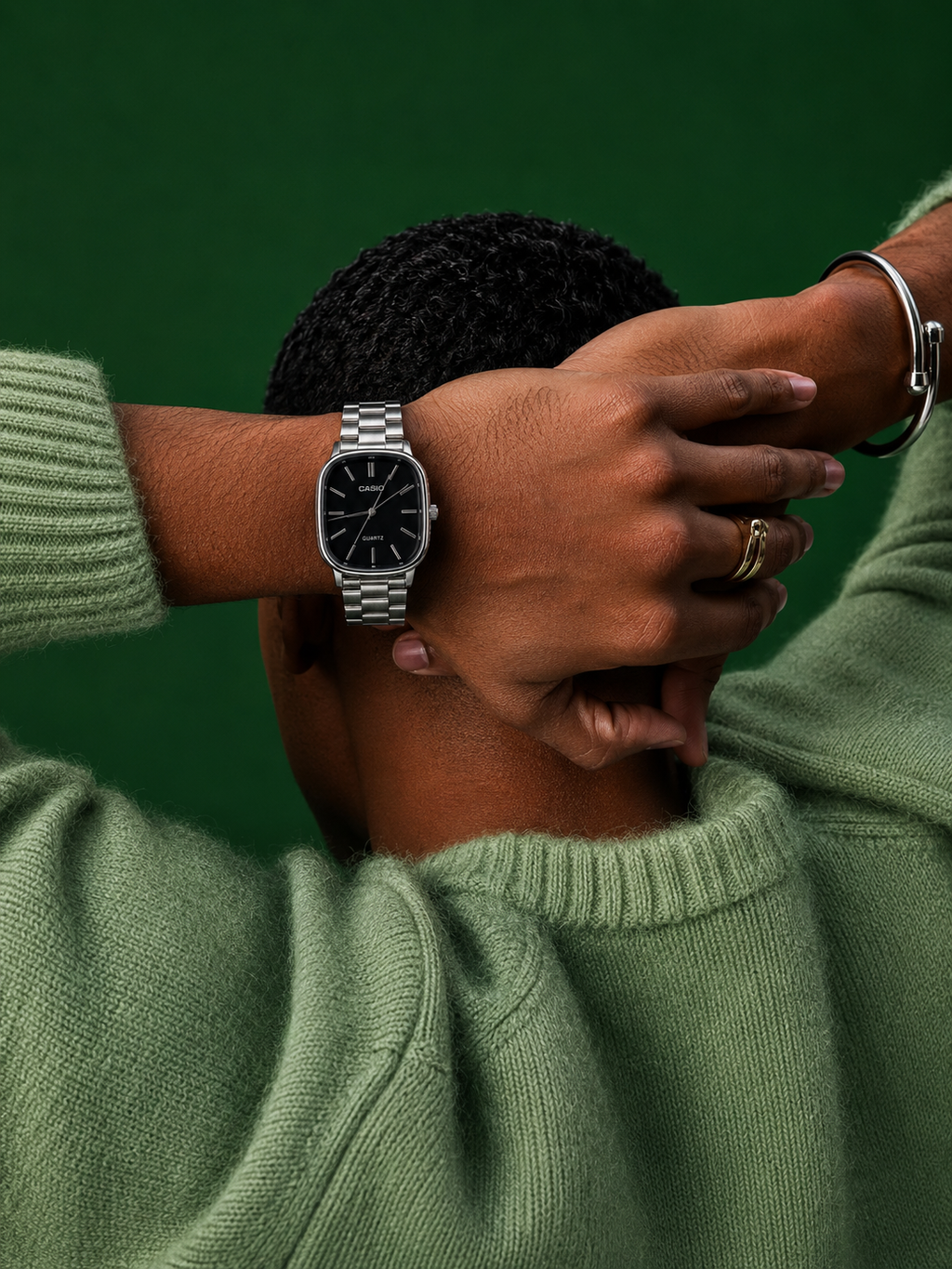 Casio Quartz Analog Heritage Black | REPLICA RACK