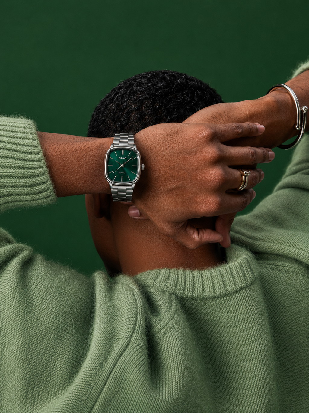 Casio Quartz Analog Emerald Green | REPLICA RACK