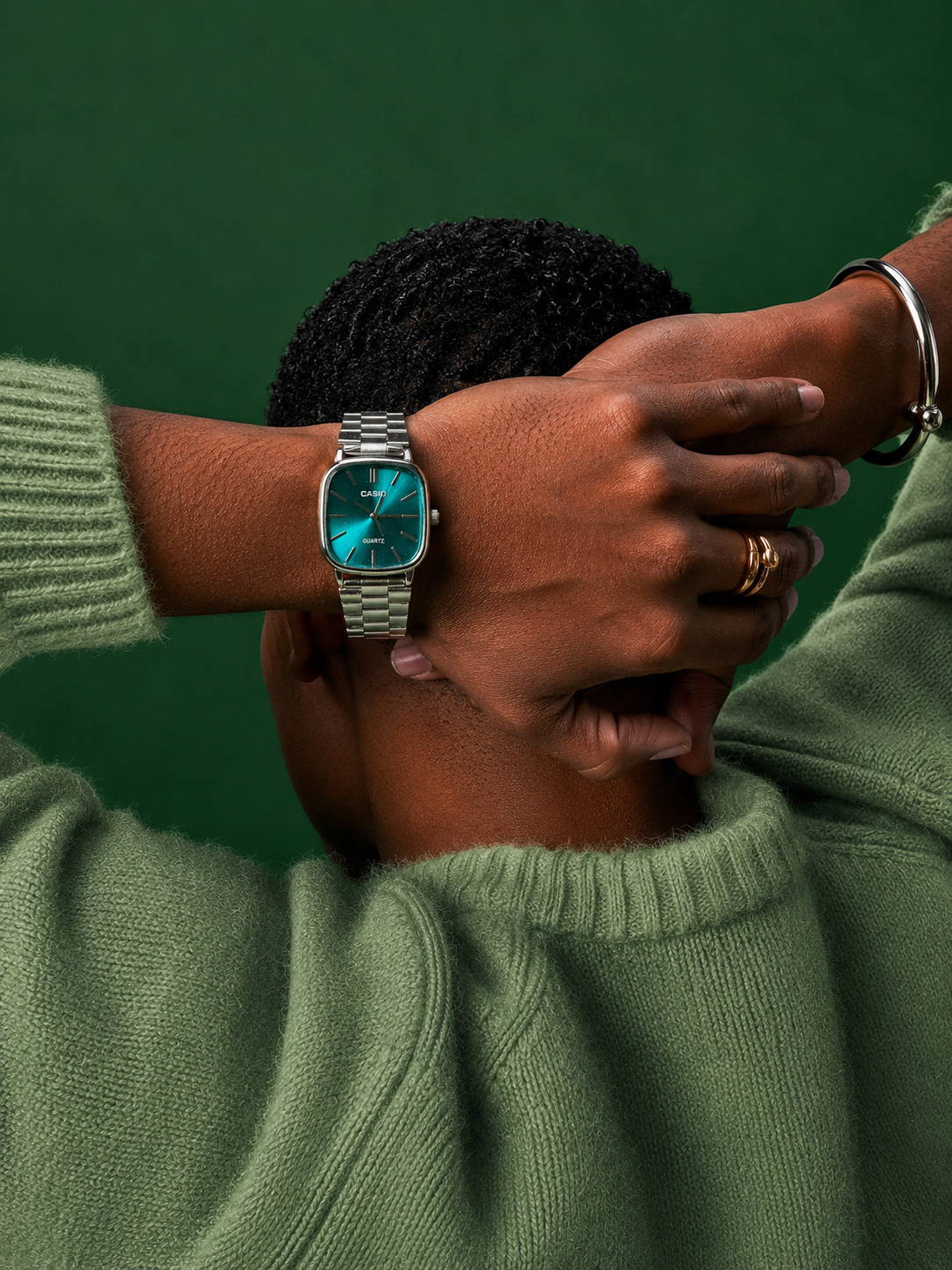 Casio Quartz Analog Tiffany Blue | REPLICA RACK