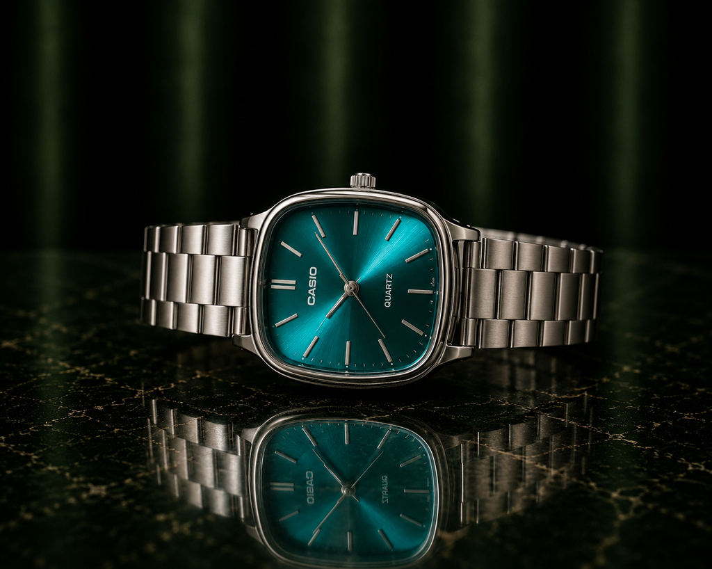 Casio Quartz Analog Tiffany Blue | REPLICA RACK